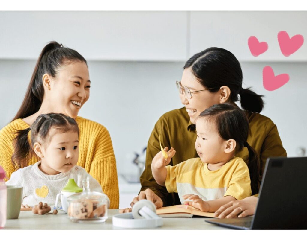 ママ作りと子どもたちとお茶をする