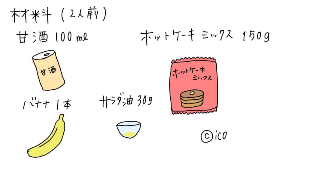 1歳児の子どもも喜ぶ朝ごはんにもおすすめなレシピは、簡単な甘酒バナナマフィン