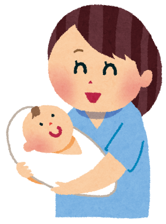 産後すぐのママと赤ちゃん