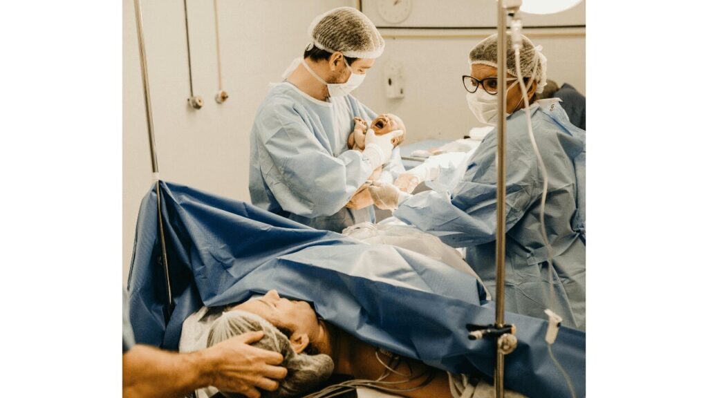 帝王切開の出産