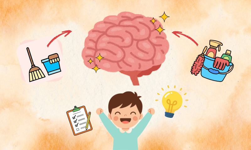 掃除は子どもの脳に良い