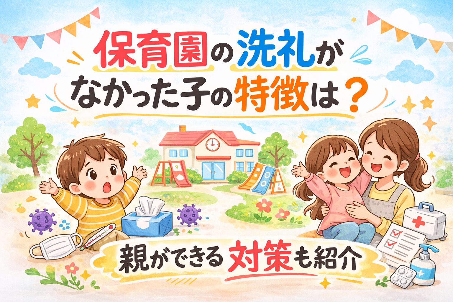 保育園の洗礼がなかった子の特徴は？親ができる対策も紹介