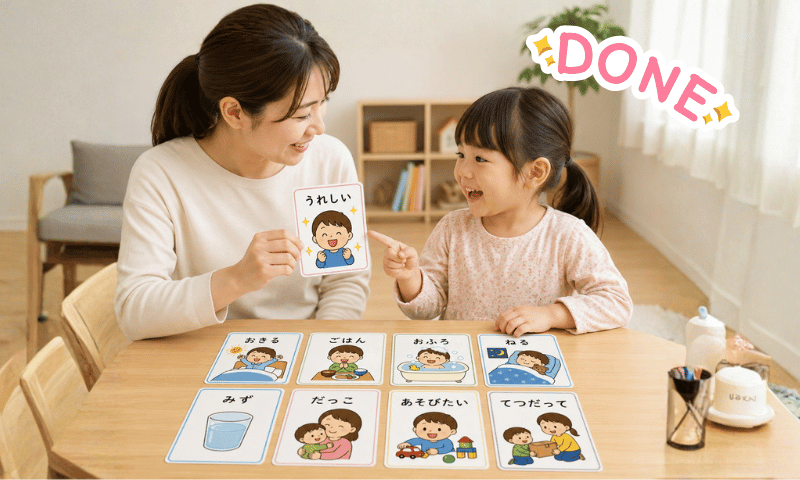 絵カード活用