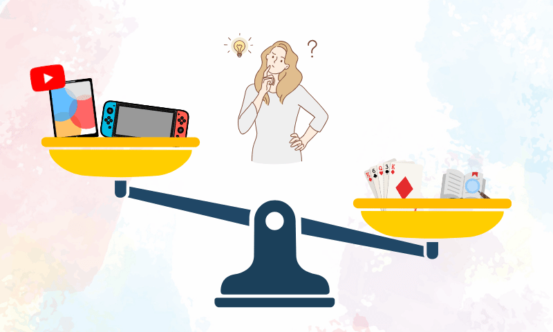 ゲーム・YouTubeに偏らない