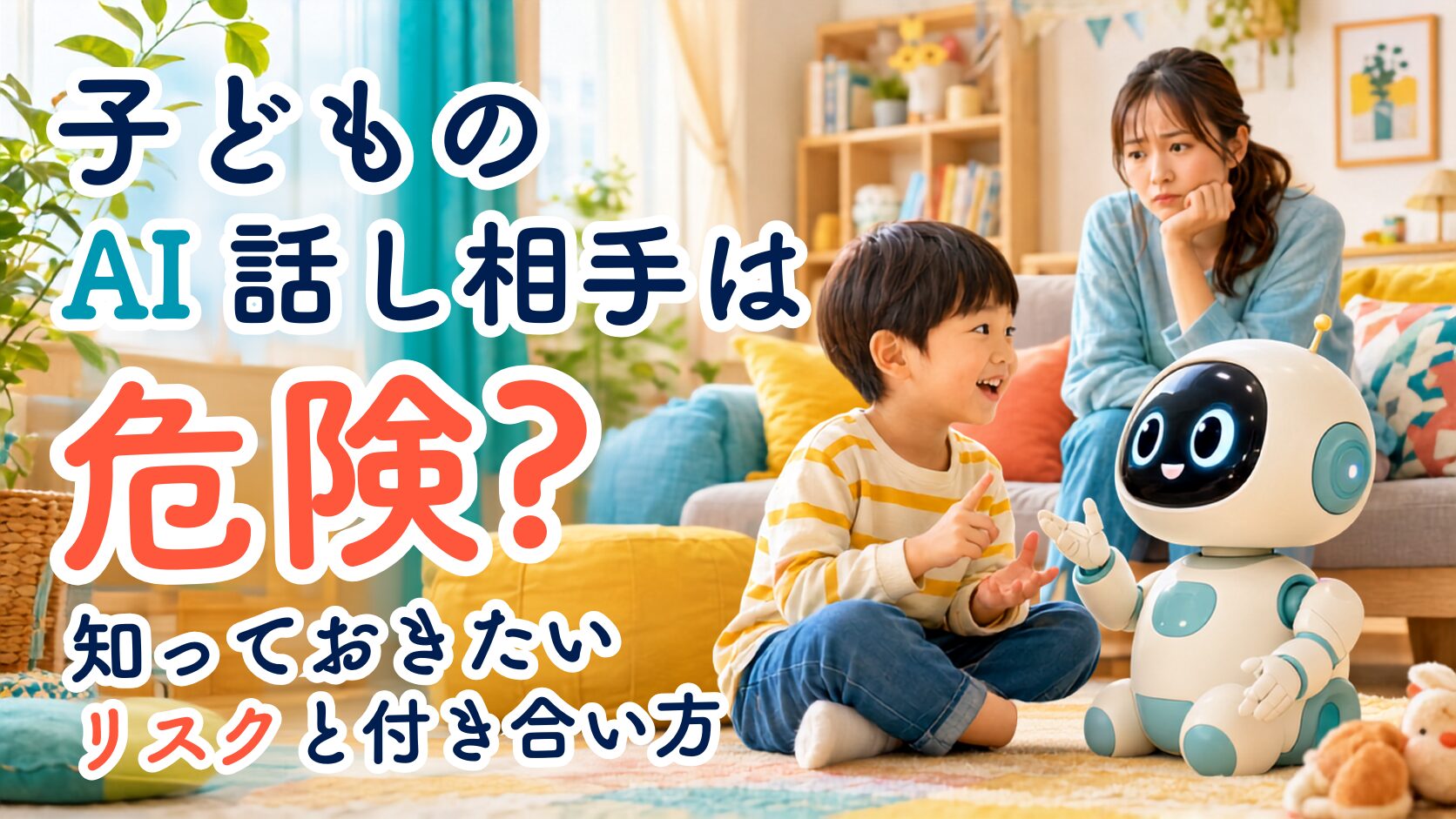 子どものAI話し相手は危険？知っておきたいリスクと付き合い方